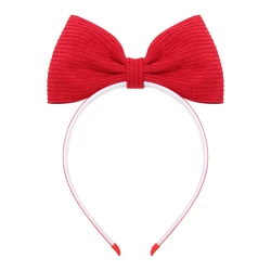 Valentine's Day Hair Accessories For Girls Snow Red Bow Headband Bow Knot Children's Hair Band scrunchie opaska do wlosow