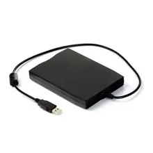 Lecteur de disquettes 3,5 pouces portable, périphérique externe FDD, connexion USB, capacité 1,44 mo, pour ordinateur, plug and play