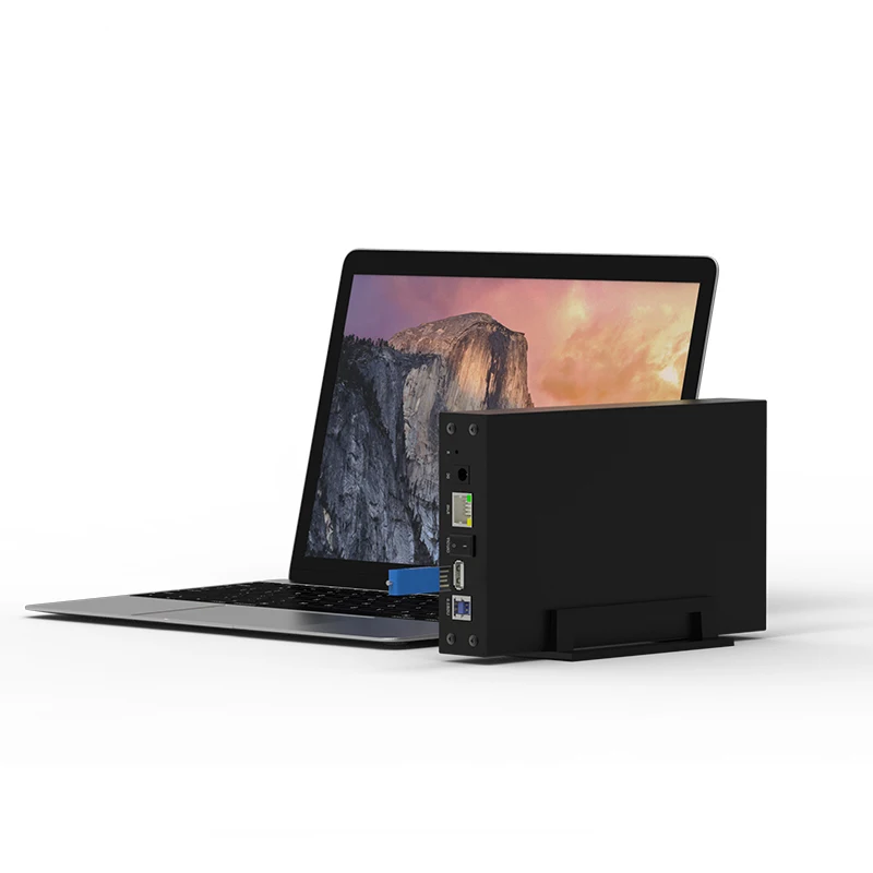 Blueendless беспроводной Nas Hdd корпус 3 5 дюймов Sata Rj45 Usb 0 Pc чехол на жесткий диск для Ios