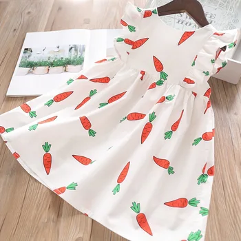 

2020 Spring and Summer Carrot Girls Dress Childrenswear Wholesale