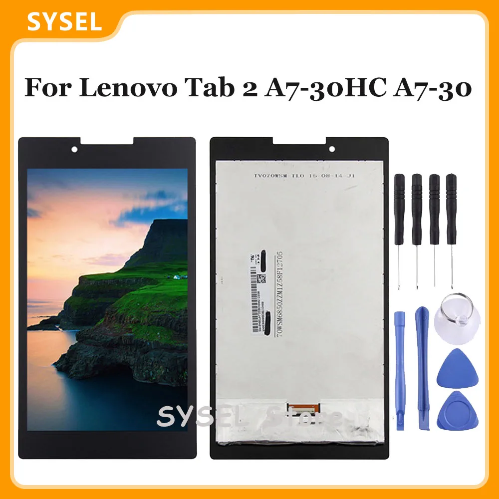 For Lenovo Tab 2 A7 30HC A7 30 LCD Display Screen Digitize Touch Panel
