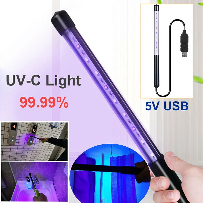 Portable UV-C Light UV Lamp Ultraviolet Handheld USB for Home Room Office Travel MJJ88 | Освещение