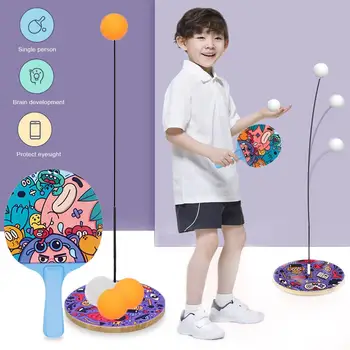 

Portable Table Tennis Trainer Table Tennis Soft Shaft Training Machine Elasticity Kid Adult Ping Pong Practice