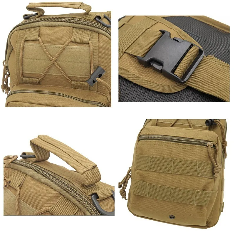 Tactical Shoulder Backpack Rover EDC Outdoor Military Sling Bag Waterproof Hiking Camping Pack Range Bag Hunting Army Daypack