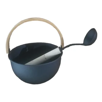 

Factory Price Sauna Stainless Steel Bucket Spraying Stainless Steel Bucket 5L Stainless Steel Bucket Sauna Sweat Stream Room