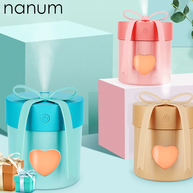 3 in 1 Aroma Essential Oil Diffuser Ultrasonic Gift box Humidifier Air Purifier LED Night Light USB Fan Car air freshener