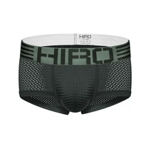 HIRO сексуальное мужское нижнее сетчатые боксеры Мужские дышащие мягкие хлопковые белье для высокое качество трусы трусы мужские хлопок боксеры мужские трусы мужские боксеры нижнее белье мужское
