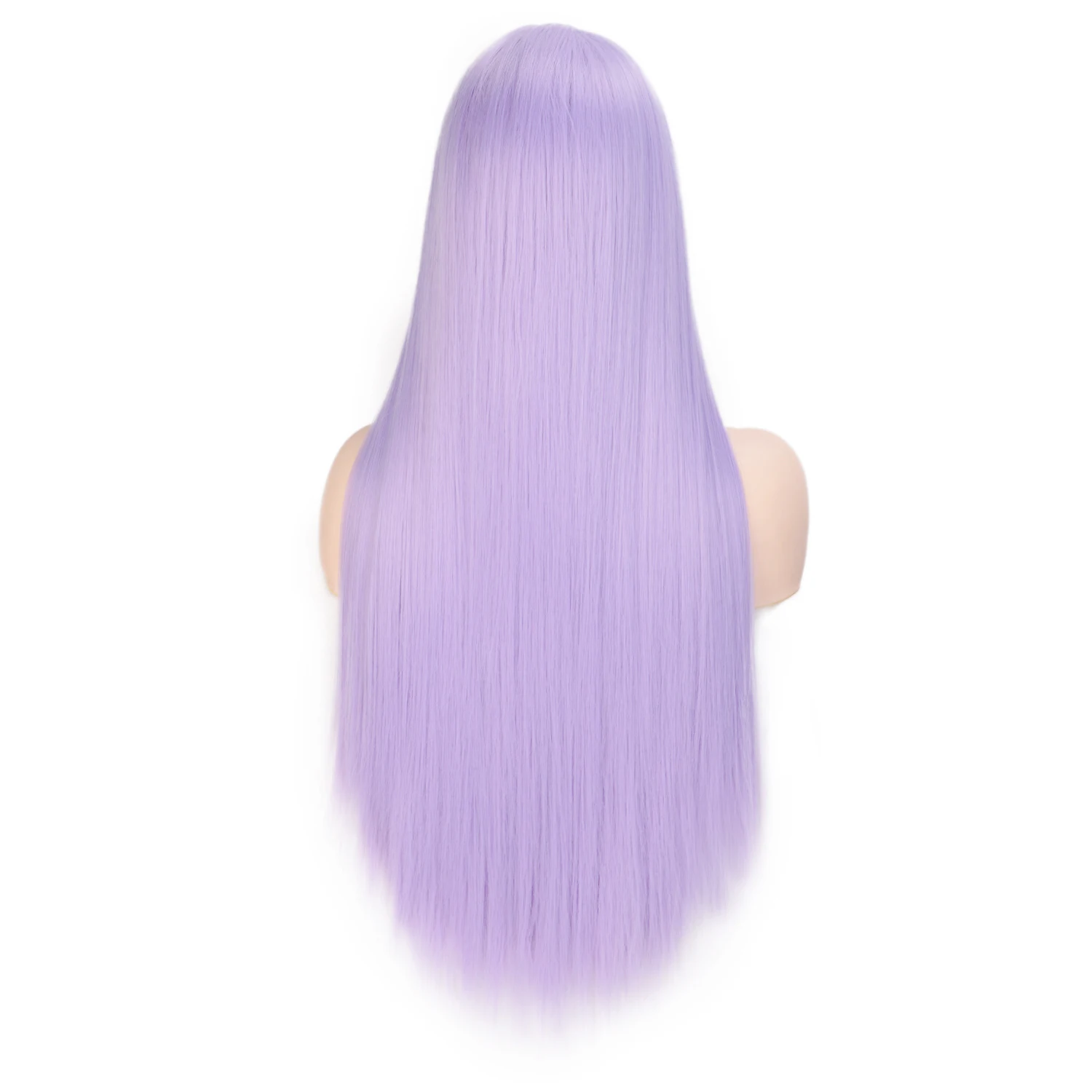 Aisi Queens синтетический парик на кружеве, длинный прямой светильник, фиолетовый, Бесплатные части для черных, белых женщин, косплей, натуральные волосы - Цвет: LS106