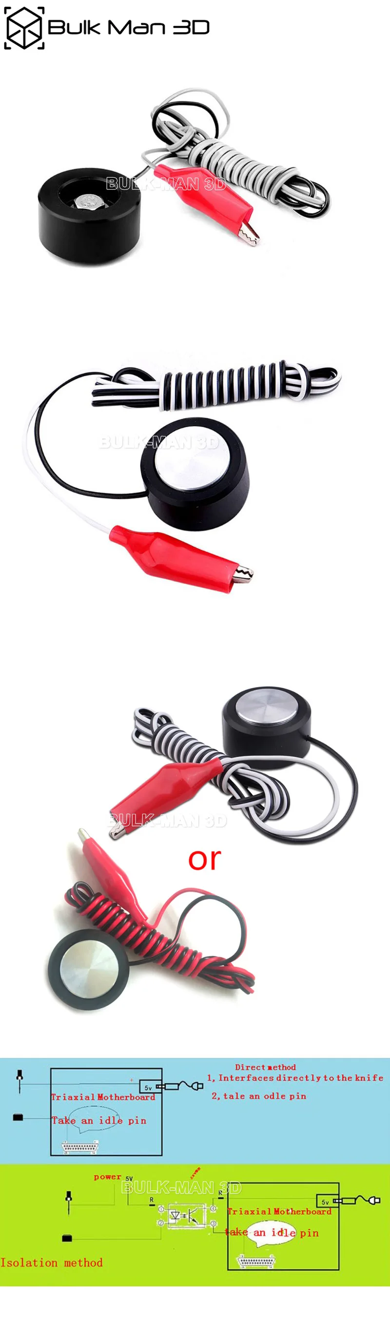 TP0001 Z-Axis Tool Setting Touch Plate Probe show