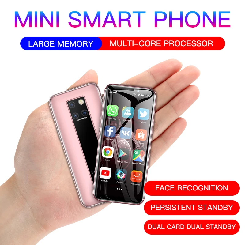 Support Google Play Store Soyes S10 H 4g Mini Smartphone Android 9 0 Untra Thin Student Mobile Phone Dual Sim Children Card Cell Cellphones Aliexpress