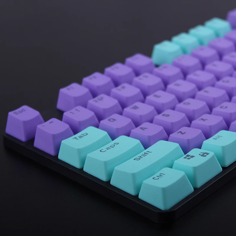 104 ключа PBT подсветка Keycap Stitch Color ANSI макет OEM профиль колпачки для ключей Cherry MX
