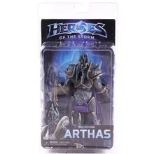 NECA "Heroes of The Storm" Lich King Arthas фигурка ПВХ фигурка Коллекция Модель игрушки 18,5 см