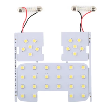 

3pcs White LED Light Auto Car Reading Interior Light Panel Dome Lamp For KIA For RIO K2 2006-2012 Kit Set