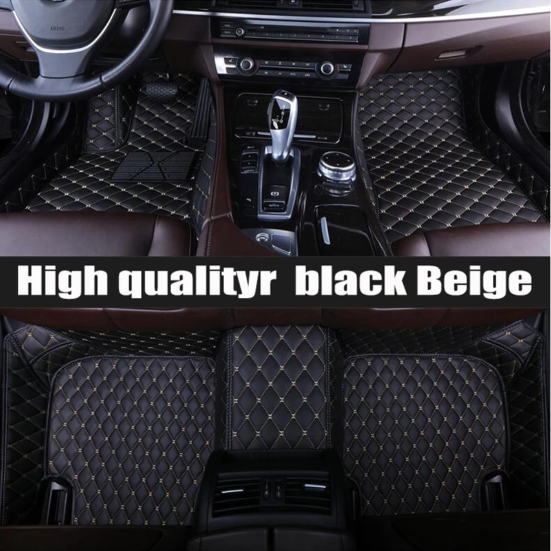 

Custom car floor mats for Mercedes Benz 164 320 350 400 450 500 550 x164 Waterproof leather Anti-slip carpet