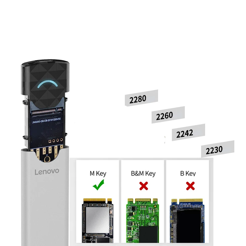  M2 nvme Ŭ USB 3.1-M.2 nvme SSD  ϵ ̺ ũ ڽ, m.2 SSD 2230 2242 2260 2280, 10Gbps  ̽