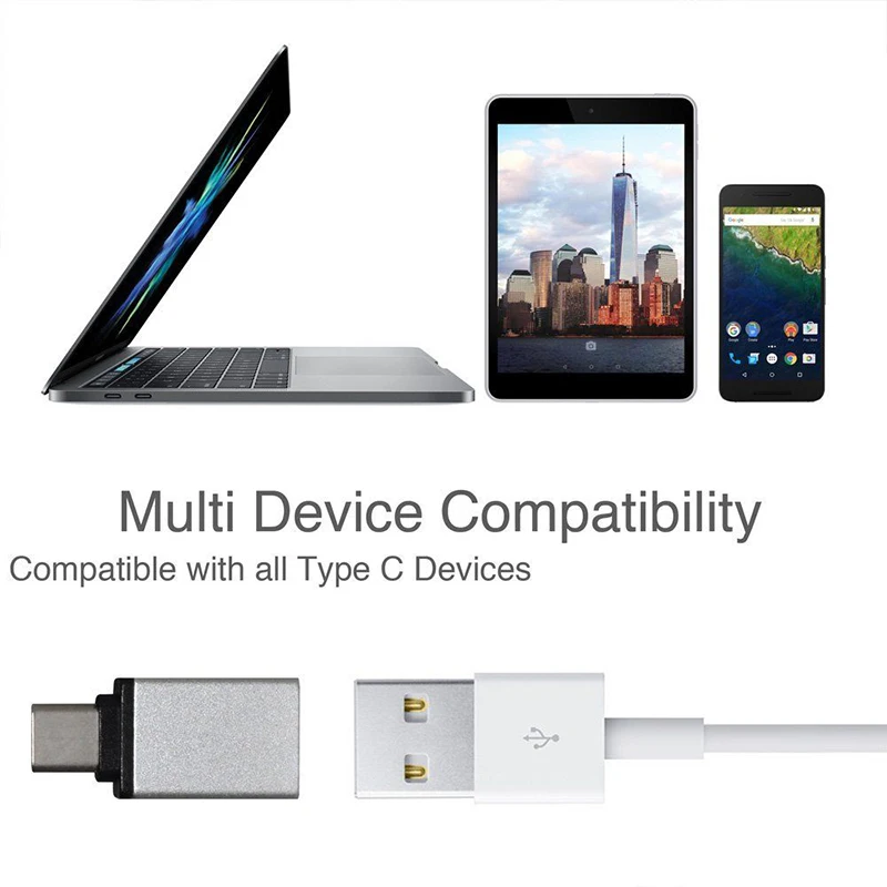 Разъем типа C с разъемом Папа-USB 3 0 Мама мини-адаптер практичный переходник для