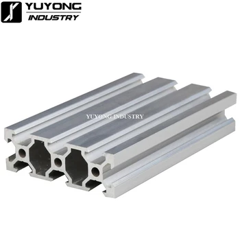 

50Meters/Lot Aluminum Profile European Standard Silver/Black 2060 V-Slot Aluminum Profile Extrusion Frame For CNC 3D Printers
