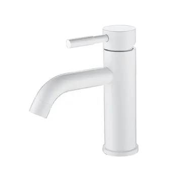 

Durable Bathroom Washbasin Sink Cold And Hot Water Stainless Steel Single Lever Waterfall Mixer Tap Modern Basin Faucet Spout