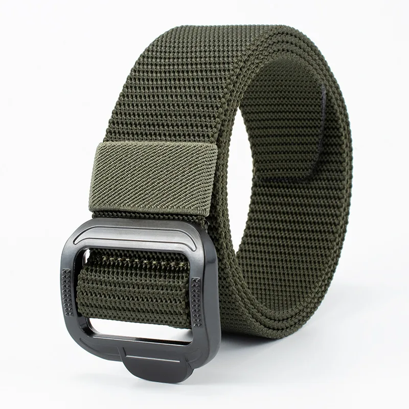 Hot Selling Simple Design Nylon Outdoor Tactical System Men's Belt Alloy Button 120cm Long and 3.8cm Wide best belts for men Belts