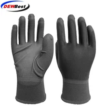 DEWBest рабочие Перчатки Pu защитные рабочие перчатки 24/, 12 пар носочков на автомобильной сборки Перчатки пряжа Перчатки guantes trabajo