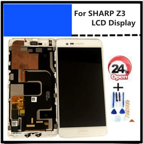 Оригинальный ЖК-дисплей для SHARP Z3 дигитайзер сенсорного экрана в сборе запасной