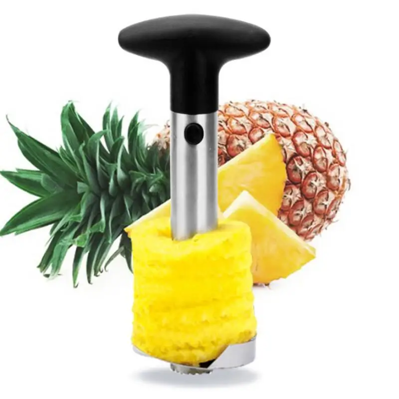 Нож для ананаса из нержавеющей стали, фруктовый нож, овощерезка, нож для удаления стволов, кухонный инструмент, нож для ананаса, opp сумка LX8446