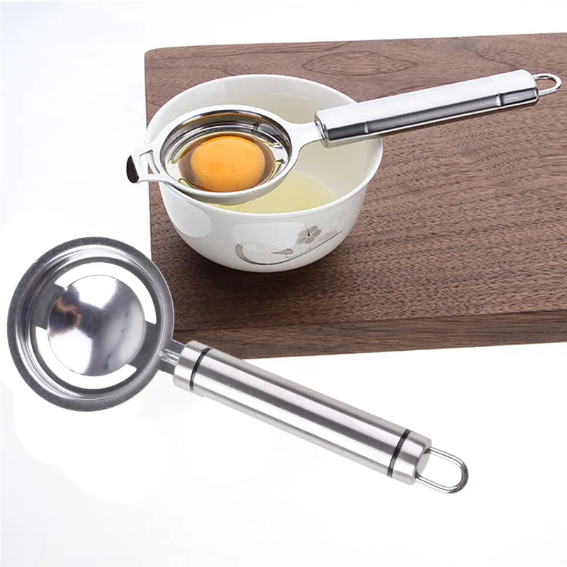 Egg Yolk White Separator Separates Stainless Steel Sieve Kitchen Tool