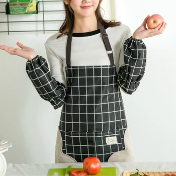 

Waterproof Oil Proof Aprons For Woman Men Kitchen Apron Cooking Home Restaurant Store Cafe Coffee Shop Delantal Tablier Cuisine
