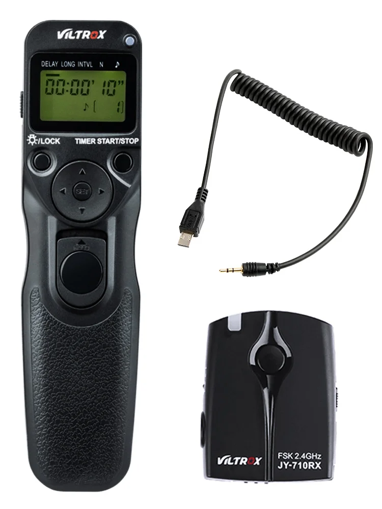 

Viltrox JY-710-S2 Camera Wireless Timer LCD Shutter Release Remote for Sony A7 A7S A7R A6000 A58 A3000 A58 HX60 HX50 RX100M2