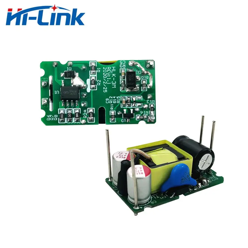 HLK-PM01 HLK-PM03 HLK-PM12 AC-DC 220V to 5V/3.3V/12V Mini Intelligent Household Switching Power Supply Module