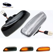 Luzes conduzidas dinâmicas do indicador de piscamento sequencial da volta do carro para volvo s60 s80 v70 xc70 xc90 mk1