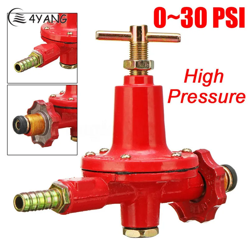 0-30PSI Adjustbale High Pressure Propane Regulator High Flow 4 Outdoor LP Burner 