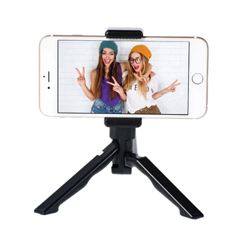 

Phone Camera Tripod Clip Adjustable Portable Bracket for Selfie Live Broadcast DQ-Drop