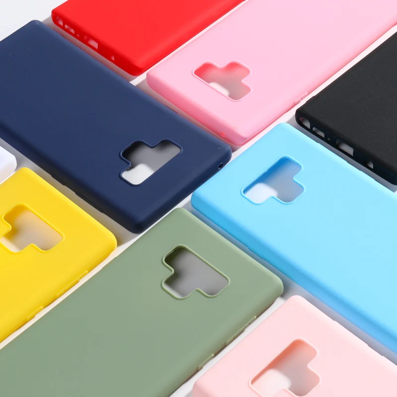 Мягкий силиконовый чехол карамельного цвета для телефона Samsung Note 9 чехлы 6 4 дюйма