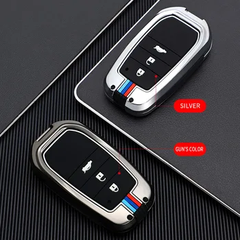 Metal Car Smart Key Case Cover For Toyota Corolla Altis Camry Rav4 Prius Aygo Auris Land Cruiser 200 Prado Shell Fob Accessories - Metal Car Smart Key Case Cover For Toyota Corolla Altis Camry Rav4 Prius Aygo Auris