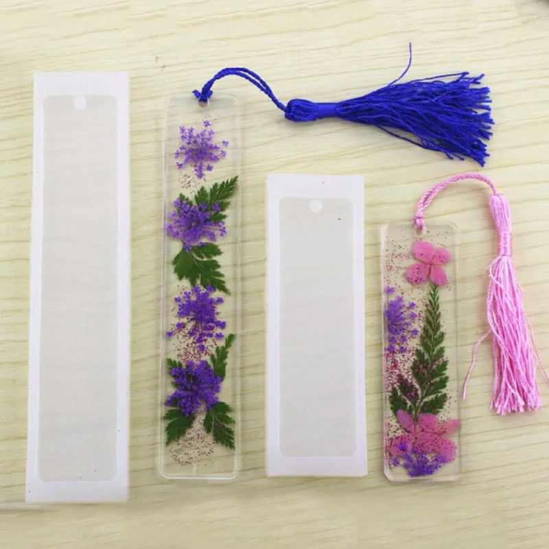 

Rectangle Silicone Bookmark Mold DIY Bookmark Mould Making Epoxy Resin Mold For Jewelry DIY Craft Silicone Mold