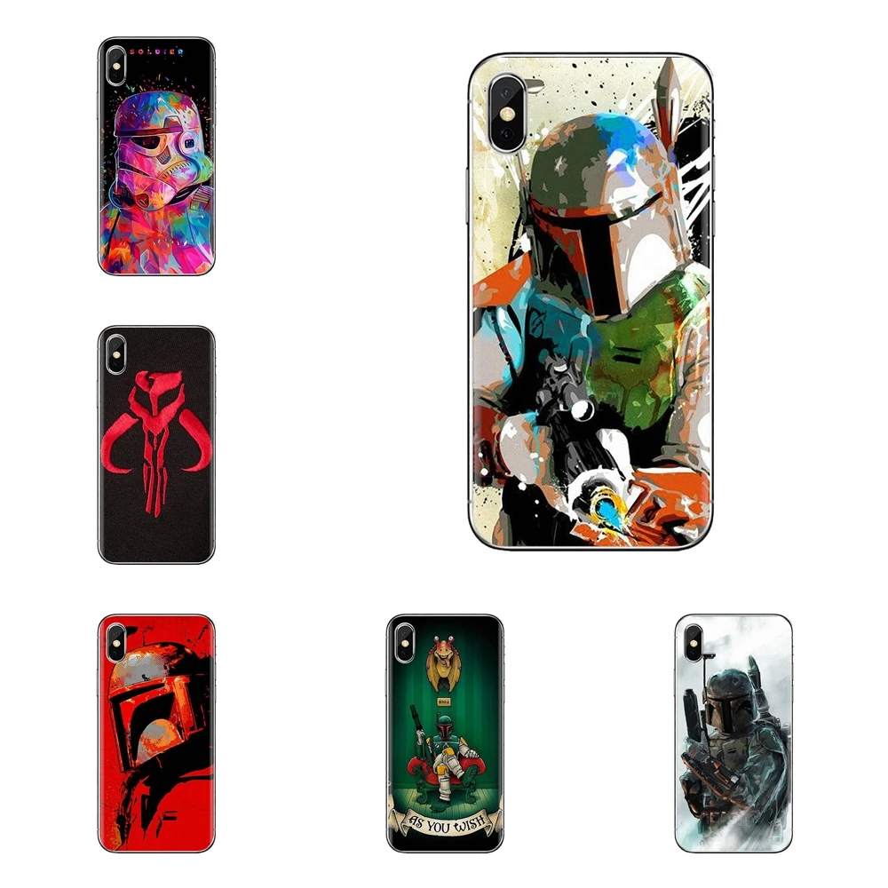 

TPU Skin Cover star wars 7 darth vader boba fett For Huawei G7 G8 P7 P8 P9 P10 P20 P30 Lite Mini Pro P Smart Plus 2017 2018 2019