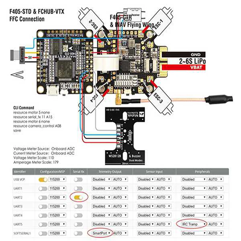 F405-STD BetaFlight STM32F405 Контроллер полета встроенный Инвертер OSD для RC Multirotor FPV гоночный Дрон