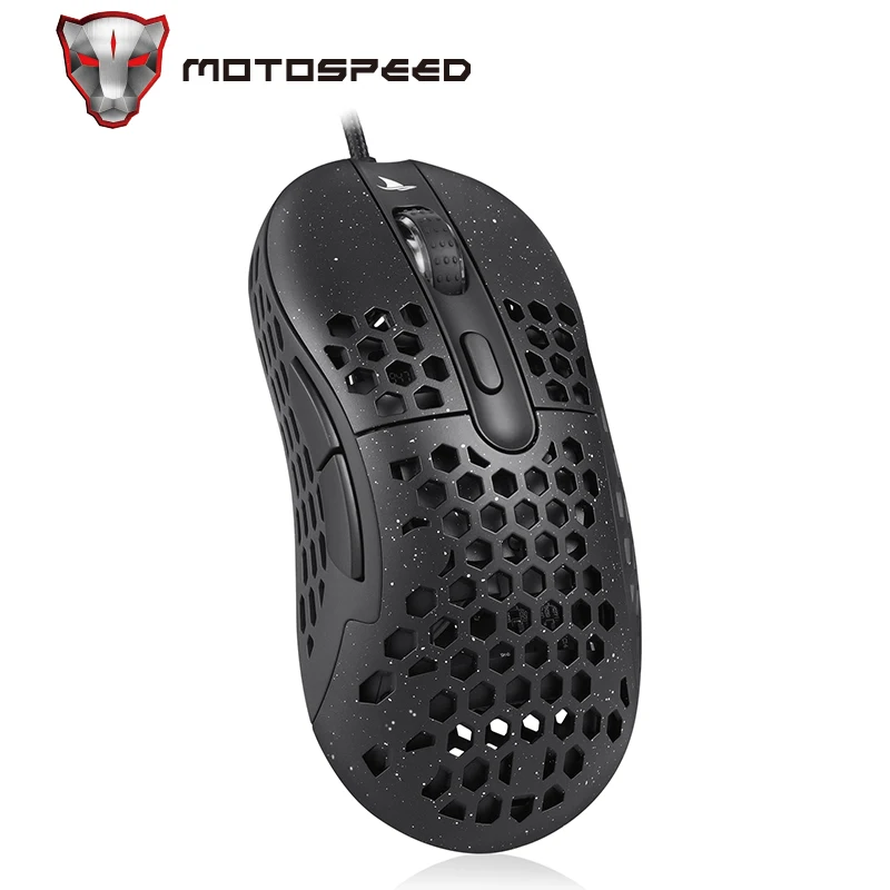Игровая мышь DarmoShark N1 Cooler Master 63G Pixart PMW3389 16000DPI оптический датчик легкая сотовая