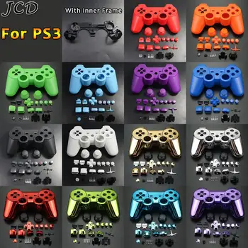 

JCD Full Set Housing Shell buttons With Inner Frame For PS3 Controller Case Cover For PlayStation 3 Wireless Gamepad