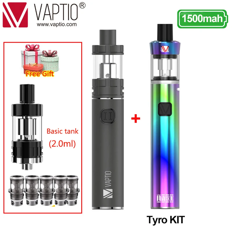 

MORE GIFTOriginal Vaptio Tyro Kit Pod 1500mah&25W Built in Battery 2.0ML e-Liquid vape kit Dropshipping