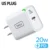 INIU LED USB Type C Charger 20W PD 3.0 QC4.0 Fast Charging Phone Charger For iPhone 13 12 11 Pro Max Samsung S21 Huawei Xiaomi 65w charger Chargers