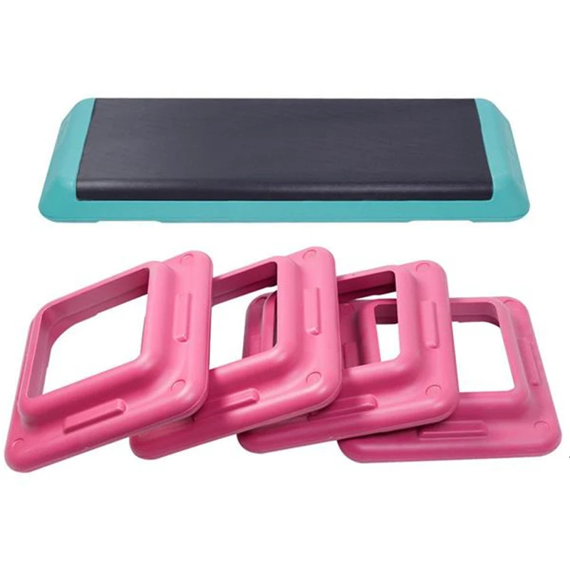 

110x40x21cm Adjustable Exercise Stepper Riser for Aerobic Exercise Gymnastics Fitness Board Pedal Step Board for Home Gym