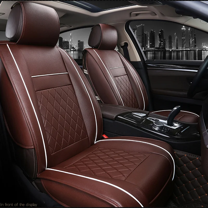 

Universal All PU Leather Car Leather Support Pad Car Seat Covers Cushion Accessories Auto Covers for Cars Seat Cover