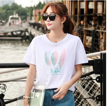 Billige 2020 Neue Top Lose Koreanische Kurzarm T shirt Ms. Student ulzzang Wilden Sommer