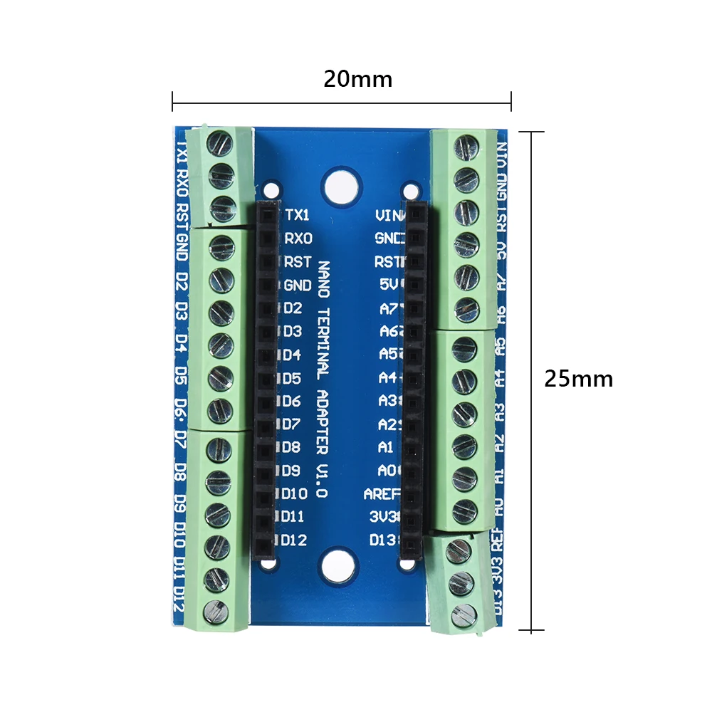 3,0 Плата расширения адаптер для Arduino Nano 3,0 V3.0 AVR ATMEGA328P ATMEGA328P-AU модуль