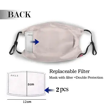 

protective mask with filter Happy Cat Smile Laughing Face Kitty anti dust PM2.5 reuse adult teen child girl