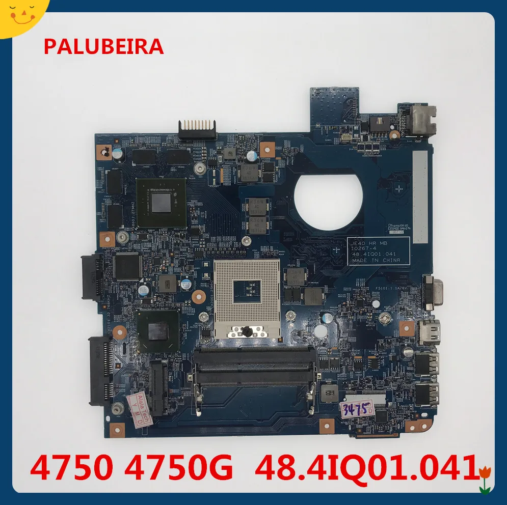 MBWVM01006 материнская плата для Acer Aspire 4750 4750 г 4755 JE40 48.4IQ01.041 HM65 PGA989 с 8 видео чип