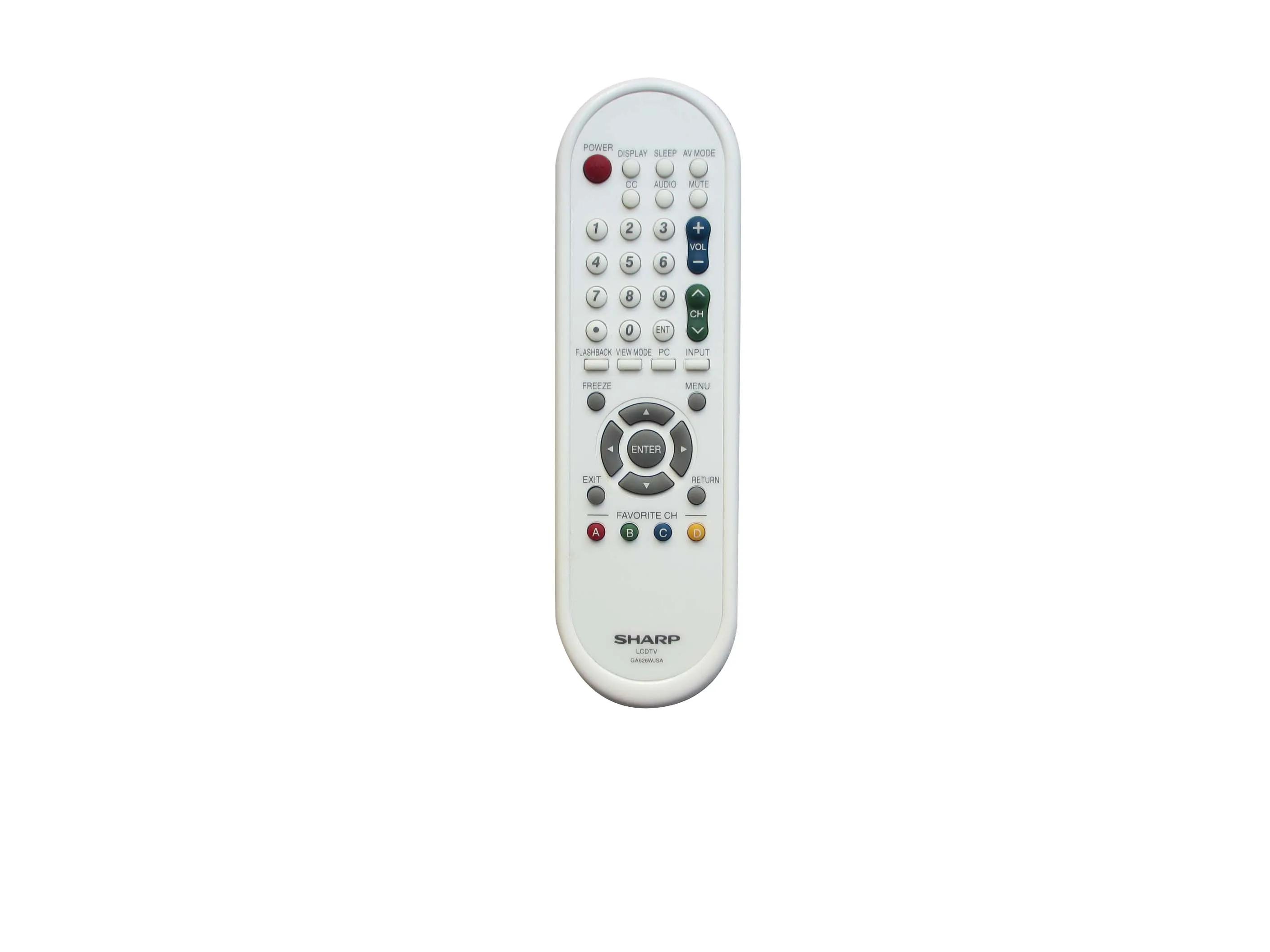 Telecomando Per Sharp Prmcga626Wjsa Ga626Wjsa Lc-19Sb24Uw Lc-19Sb25Uw Lc-19Sk24U Lc-19Sk24Uw Lc-19Sk25U Lcd Aquos Hdtv Tv