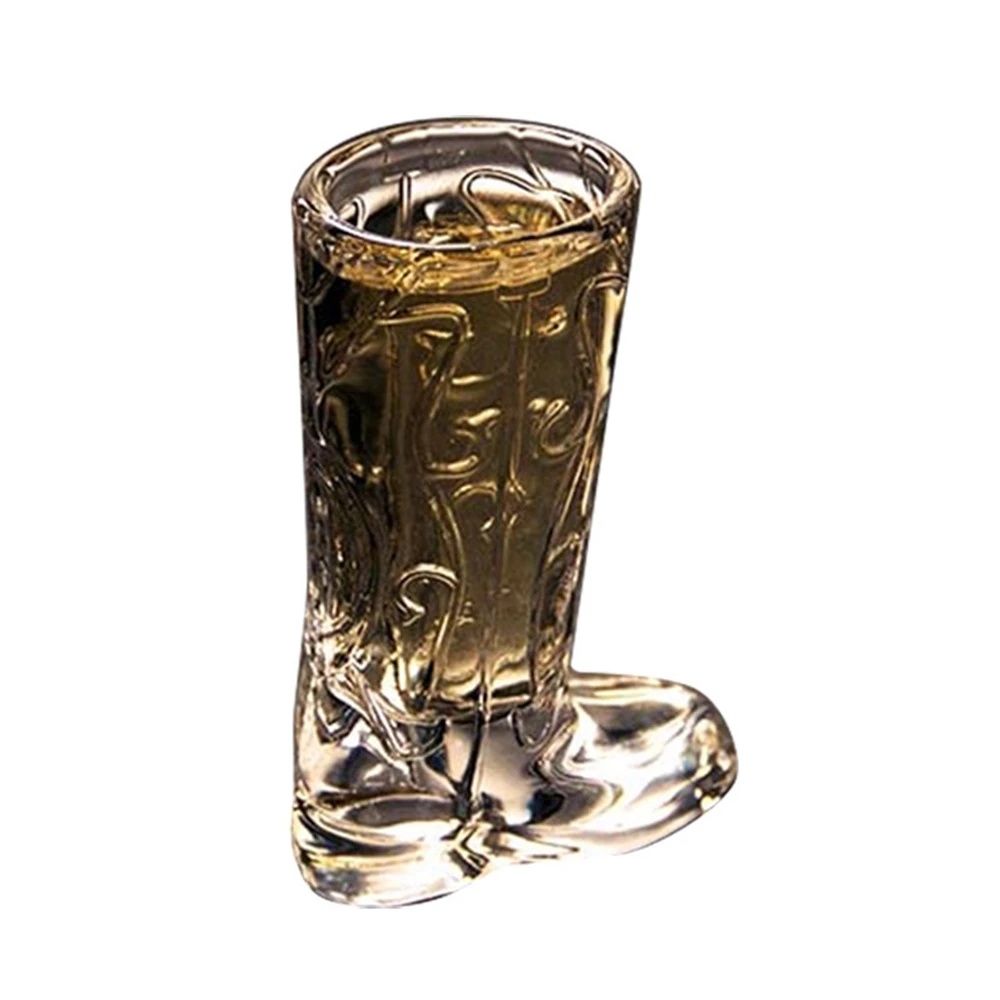 Vodka boots 20 мл в форме ботинка стакан забавные бокалы идеально подходит для Виски Ликер, водка прочная стеклянная посуда барная посуда подарок на день рождения - Цвет: Vodka boots